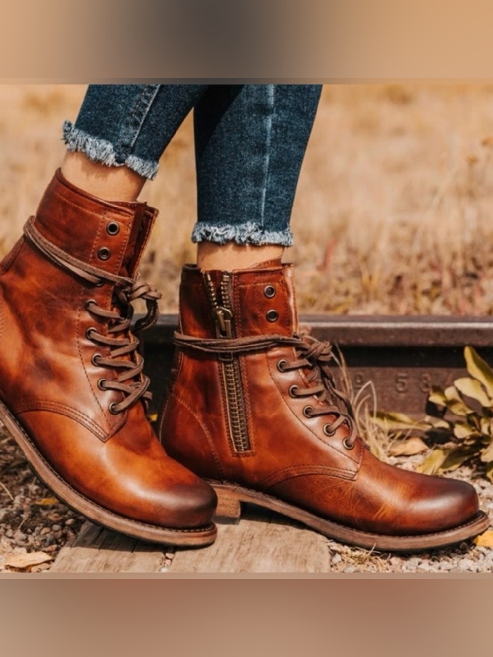 Freebird By Steven Manchester Brown Leather Womens Boots - Picture 2 of 13